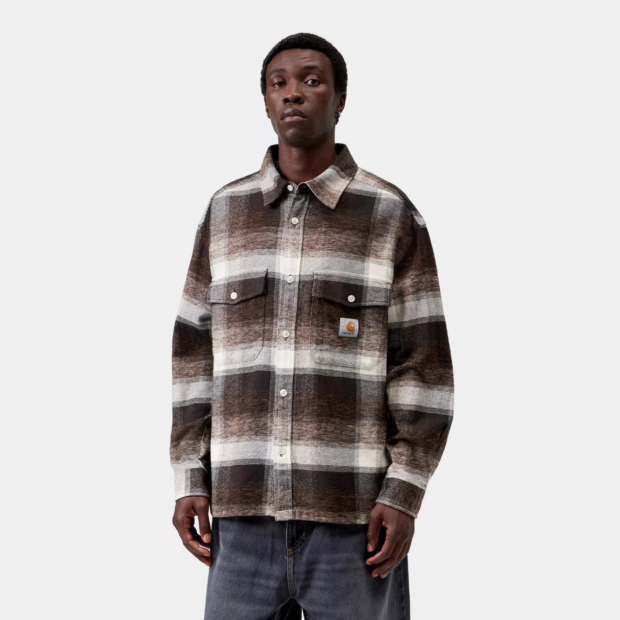 Carhartt WIP L/S ESTERSON SHIRT, Esterson Check Tobacco