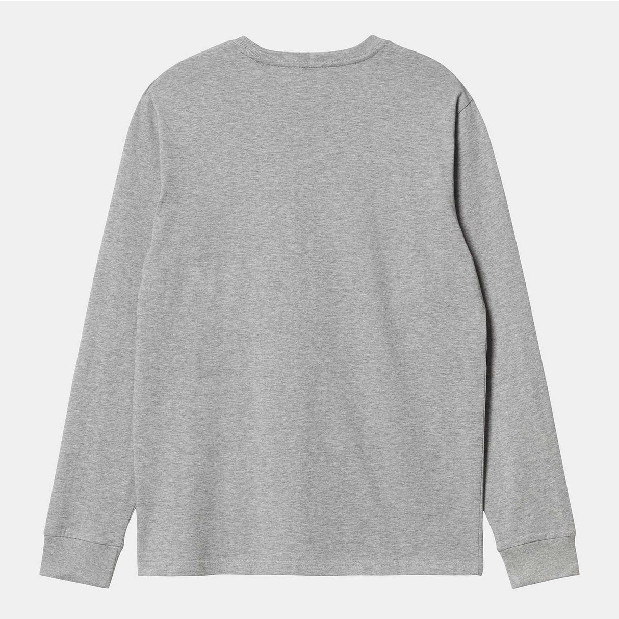 Carhartt WIP L/S POCKET T-SHIRT, Grey Heather