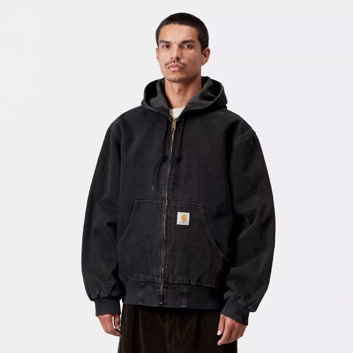 Carhartt WIP OG ACTIVE JACKET, Black Stone Washed