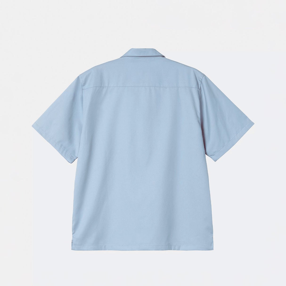 Carhartt WIP S/S DELRAY SHIRT, Frosted Blue/White