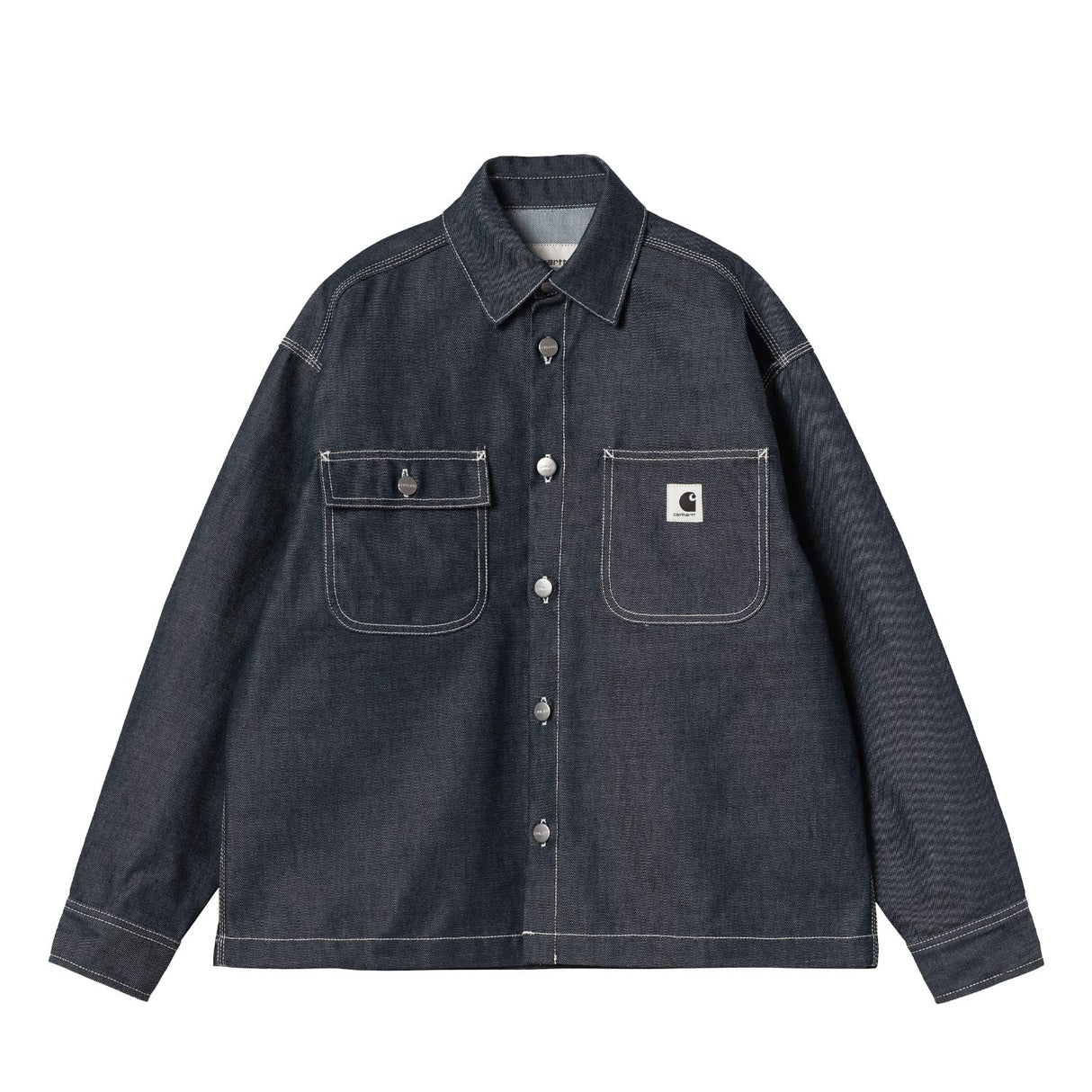 Carhartt WIP W' LOUIS SHIRT JACKET, Blue Rigid