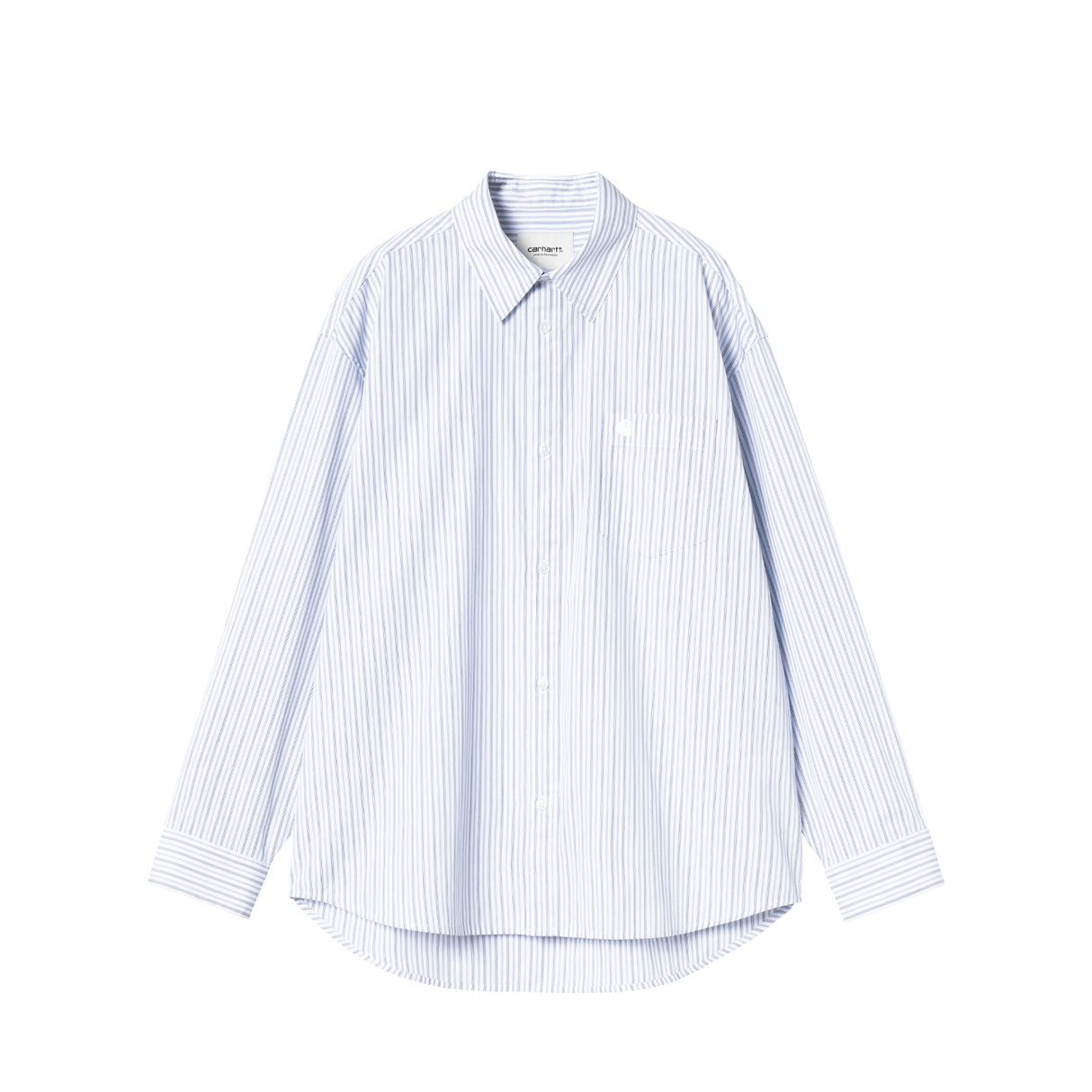 Carhartt WIP W' L/S KEENE SHIRT KEENE STRIPE, White