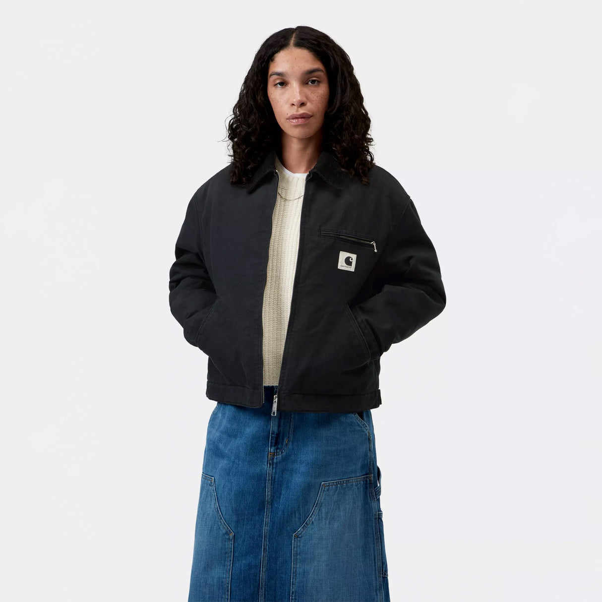 Carhartt WIP W' OG DETROIT JACKET, Black/Black