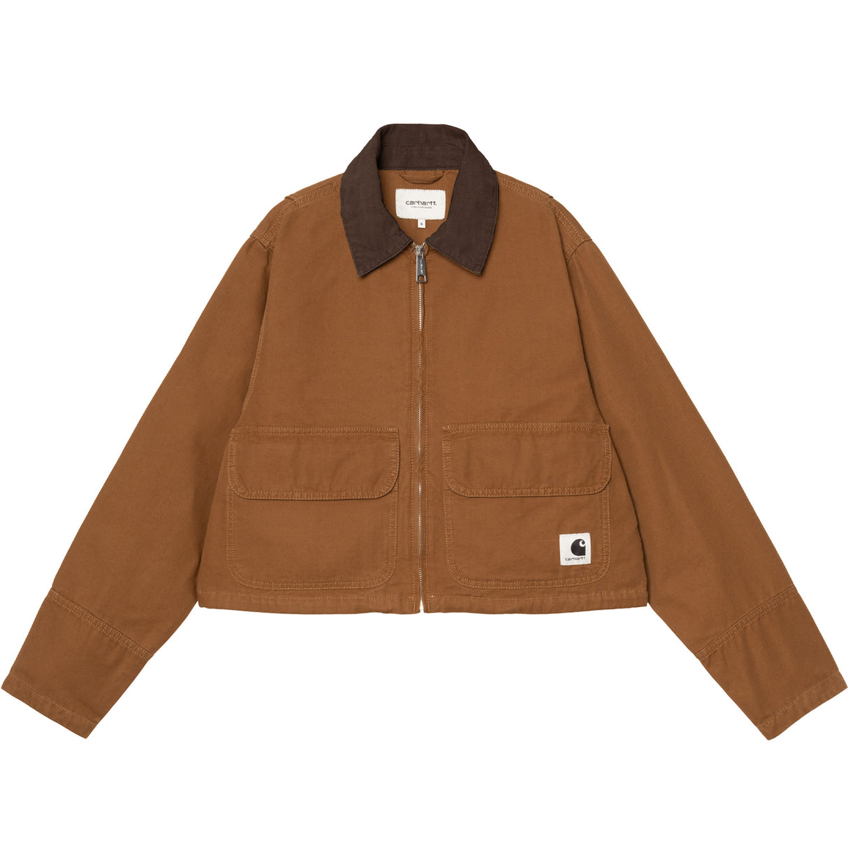 Carhartt WIP W' PRESCOTT JACKET, Hamilton Brown/Tobacco Garment Dyed