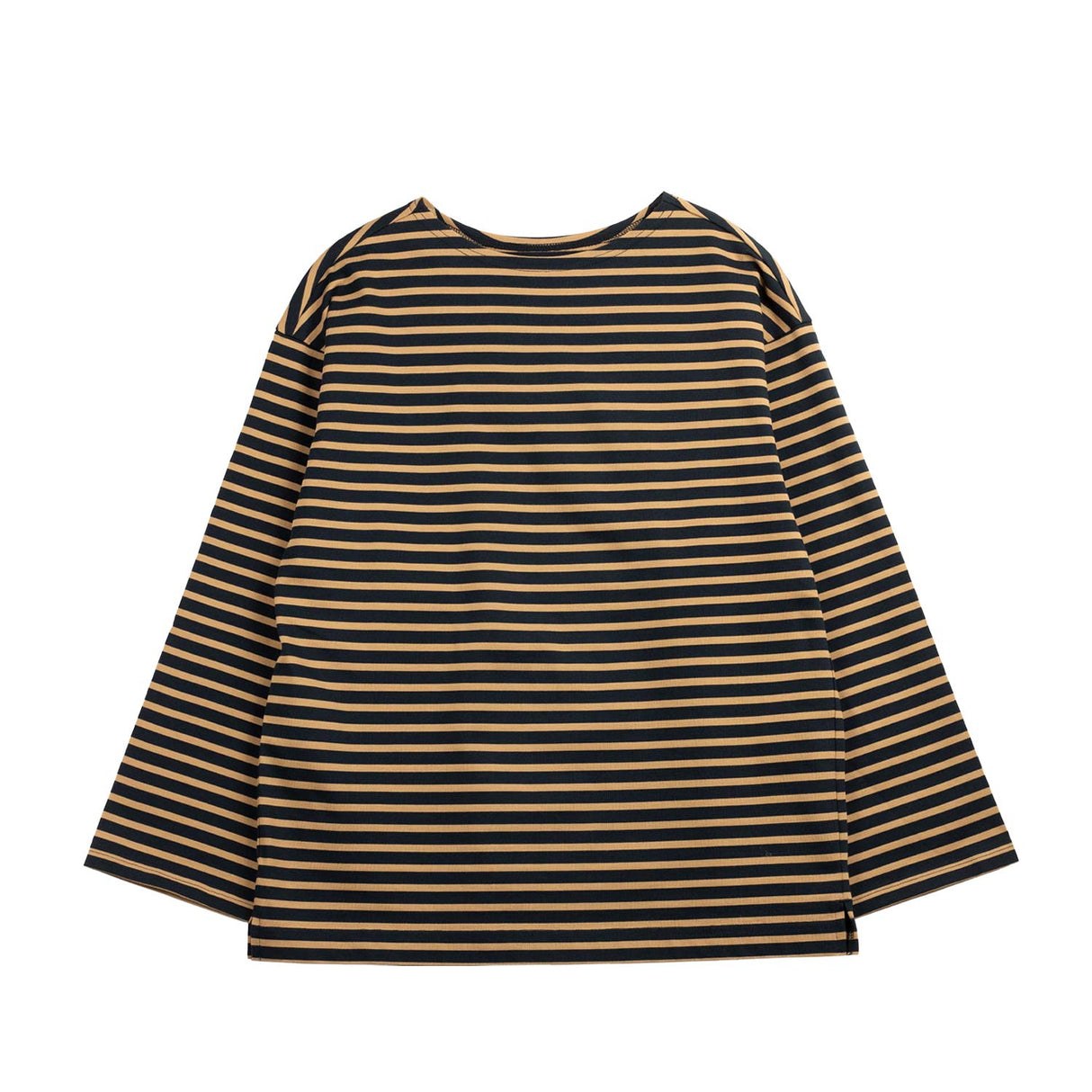 Nicholson & Nicholson COAST L/S T-SHIRT, Navy/Beige