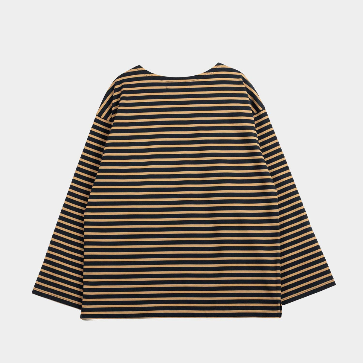Nicholson & Nicholson COAST L/S T-SHIRT, Navy/Beige