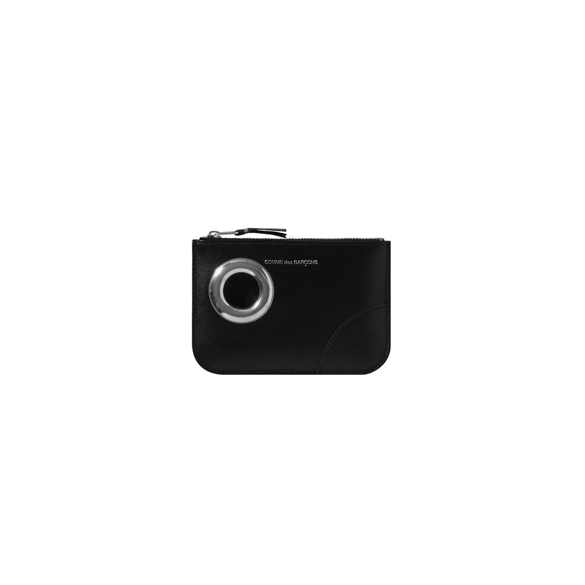 Comme des Garçons WALLET SA8100SE SILVER EYELET, Black