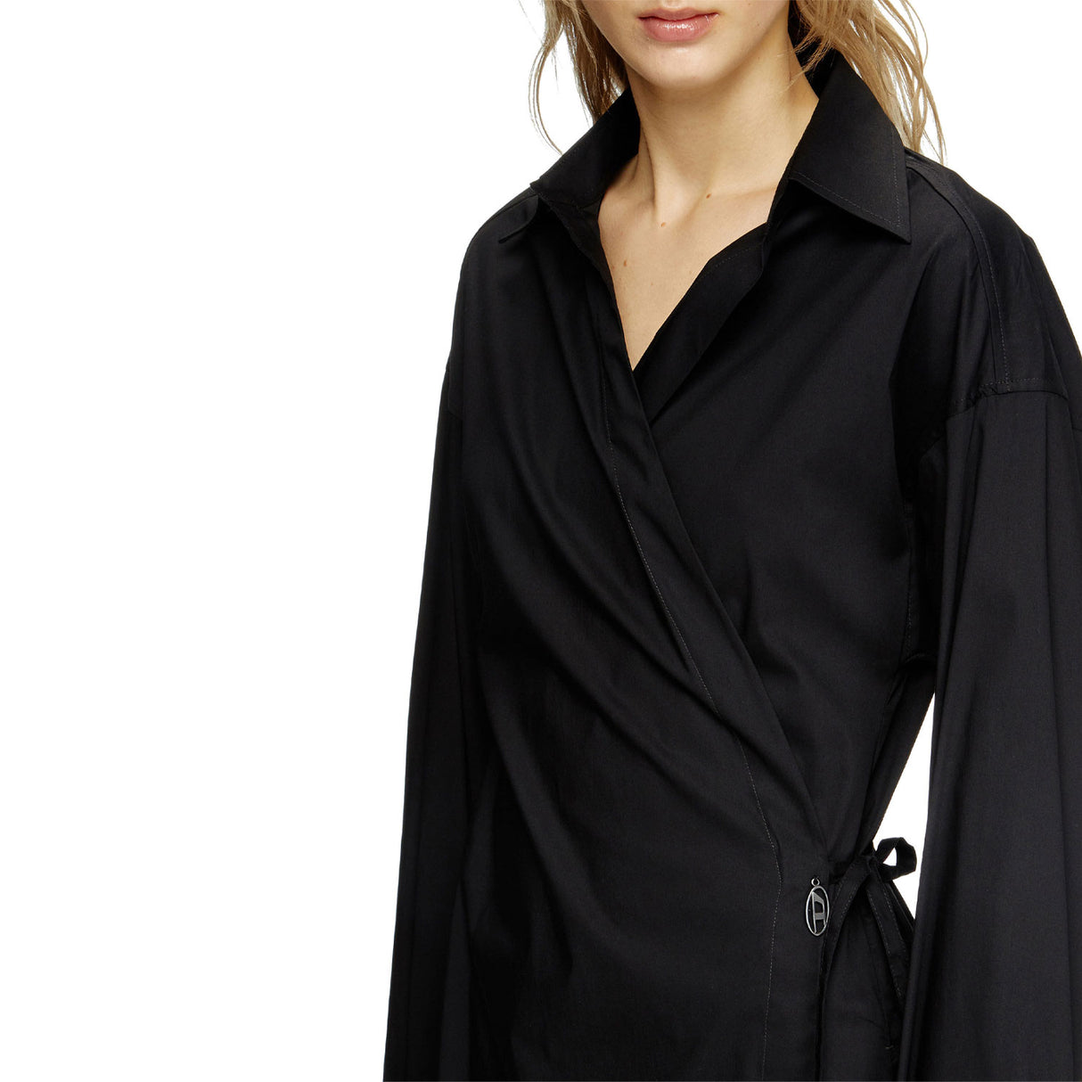 Diesel D-ELPHI-LONG DRESS, Black