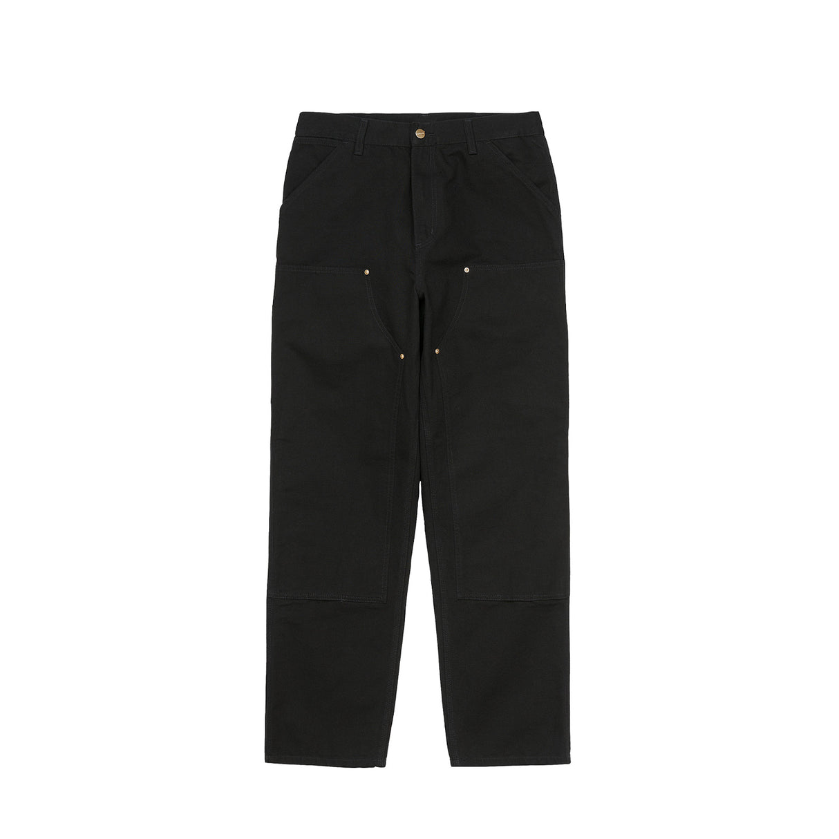 Carhartt WIP DOUBLE KNEE PANT, Black (Rinsed)