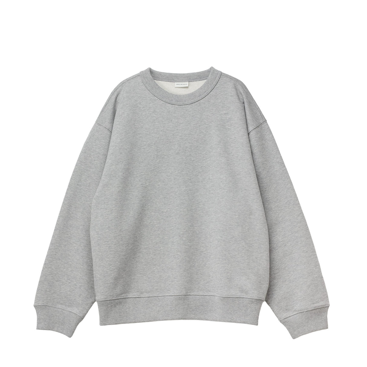 Gray sweatshirt on a white background