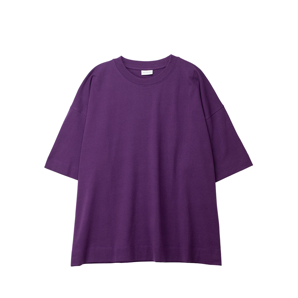 Purple t-shirt on a white background