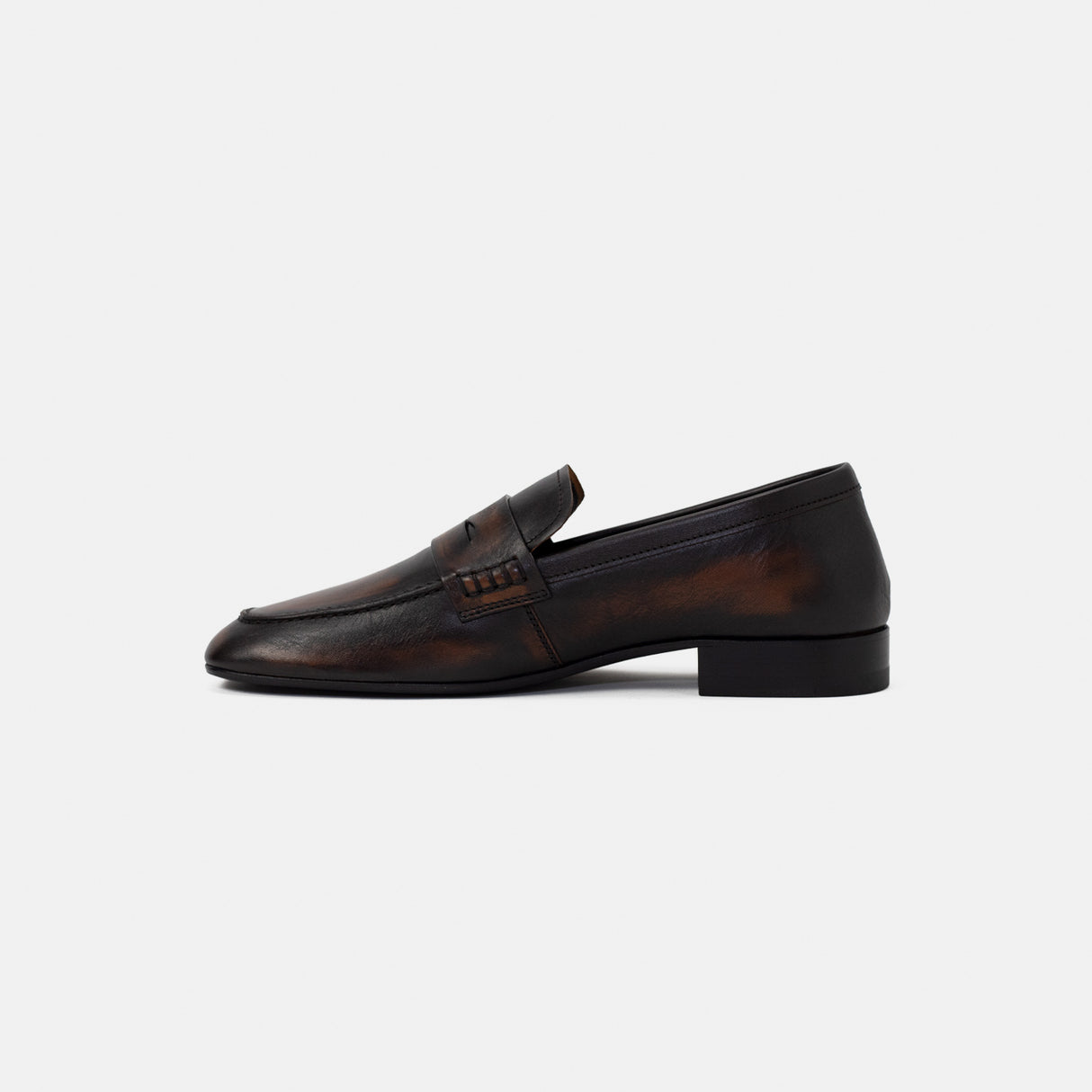 Dries Van Noten WS261-1700 LEATHER LOAFERS, Tan