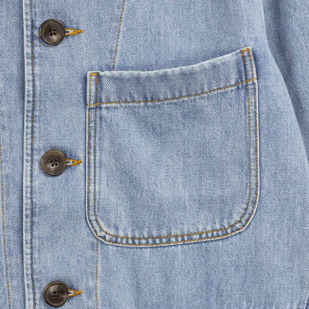 Dries Van Noten BRAXTON DENIM 1552 JACKET, Light Blue