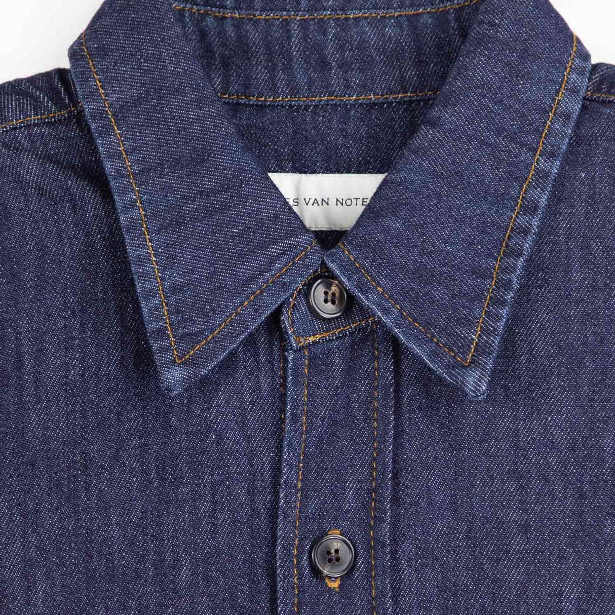 Dries Van Noten CALENDOS 2381 DENIM SHIRT, Indigo