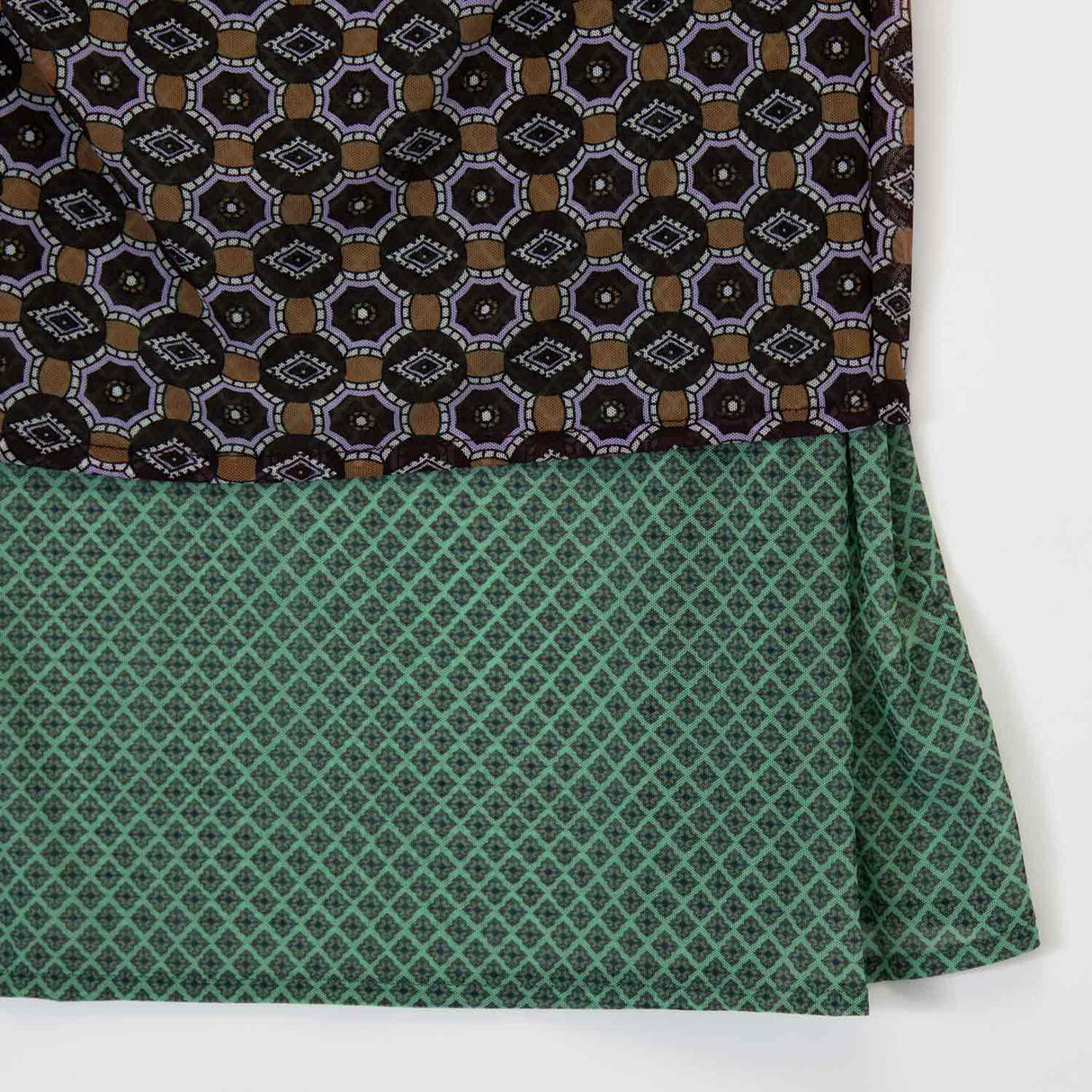 Dries Van Noten HOMOA SHORT PRINT 2623 SKIRT, Brown