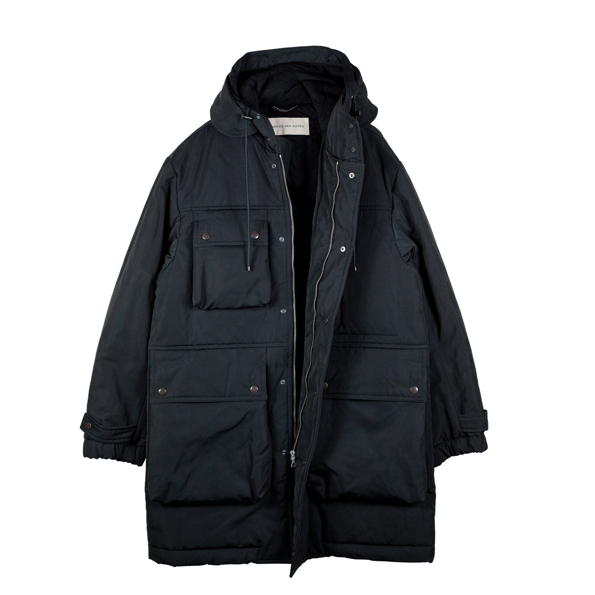 Dries Van Noten ROOS 9102 M.W.COAT, Black - Image 2