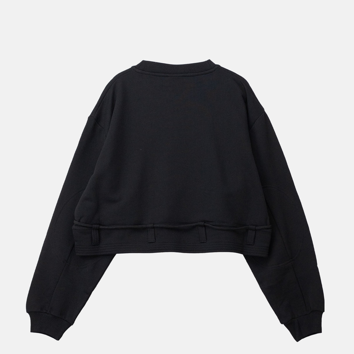Dries Van Noten CROPPED SWEATSHIRT, Black