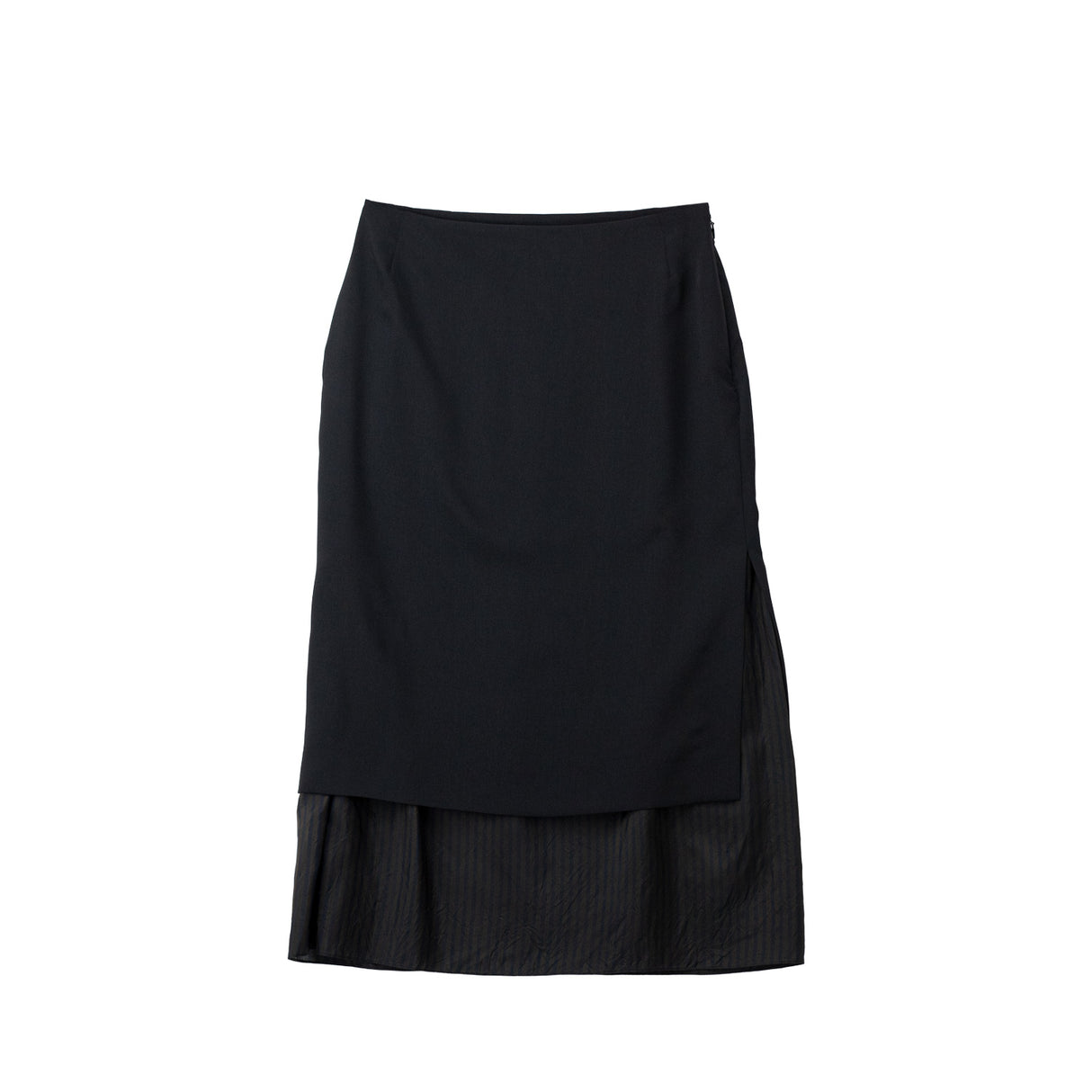 Dries Van Noten LAYERED SKIRT, Black