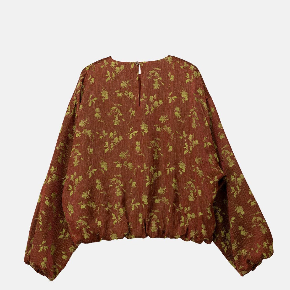 Dries Van Noten GATHERED SHIRT, Rust