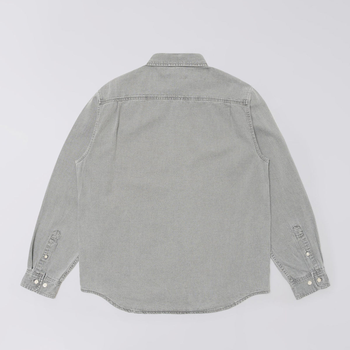Edwin ARLO SHIRT LS, Black Heavy Bleach Wash