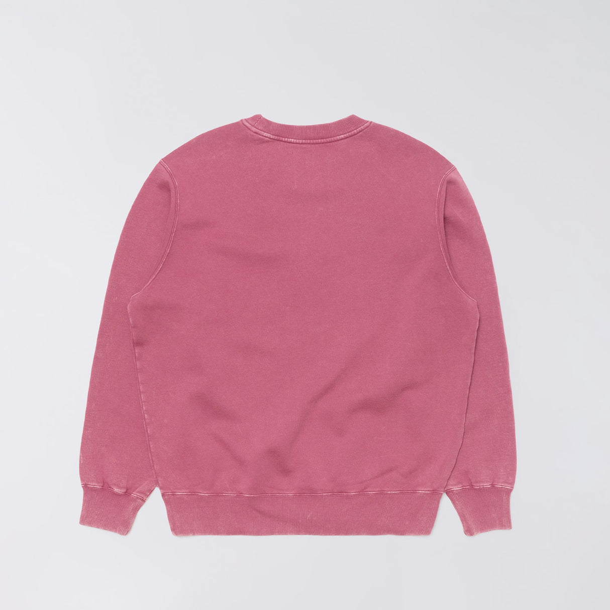 Edwin AXIOM CREW SWEATSHIRT, Red Plum Marble Fade Out
