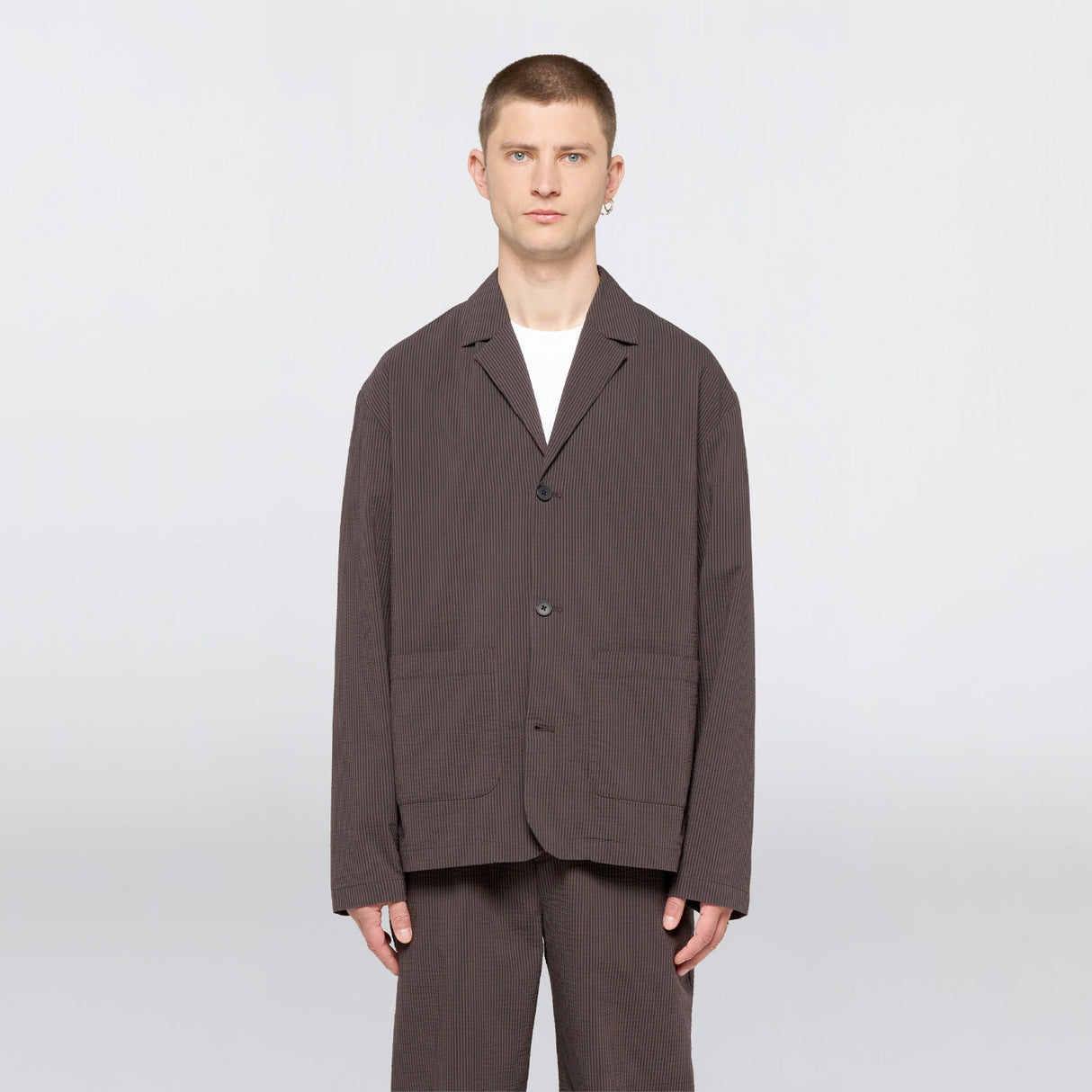 Edwin EDISON BLAZER, Coffee Bean/Black