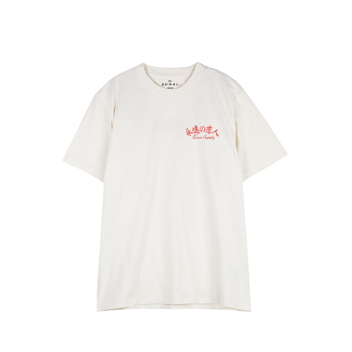 Edwin FOREVER LOVER T-SHIRT, Whisper White