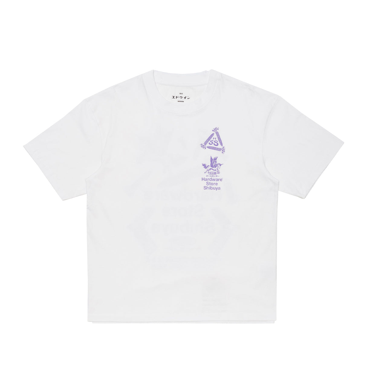 Edwin HARDWARE STORE SHIBUYA T-SHIRT, White Washed