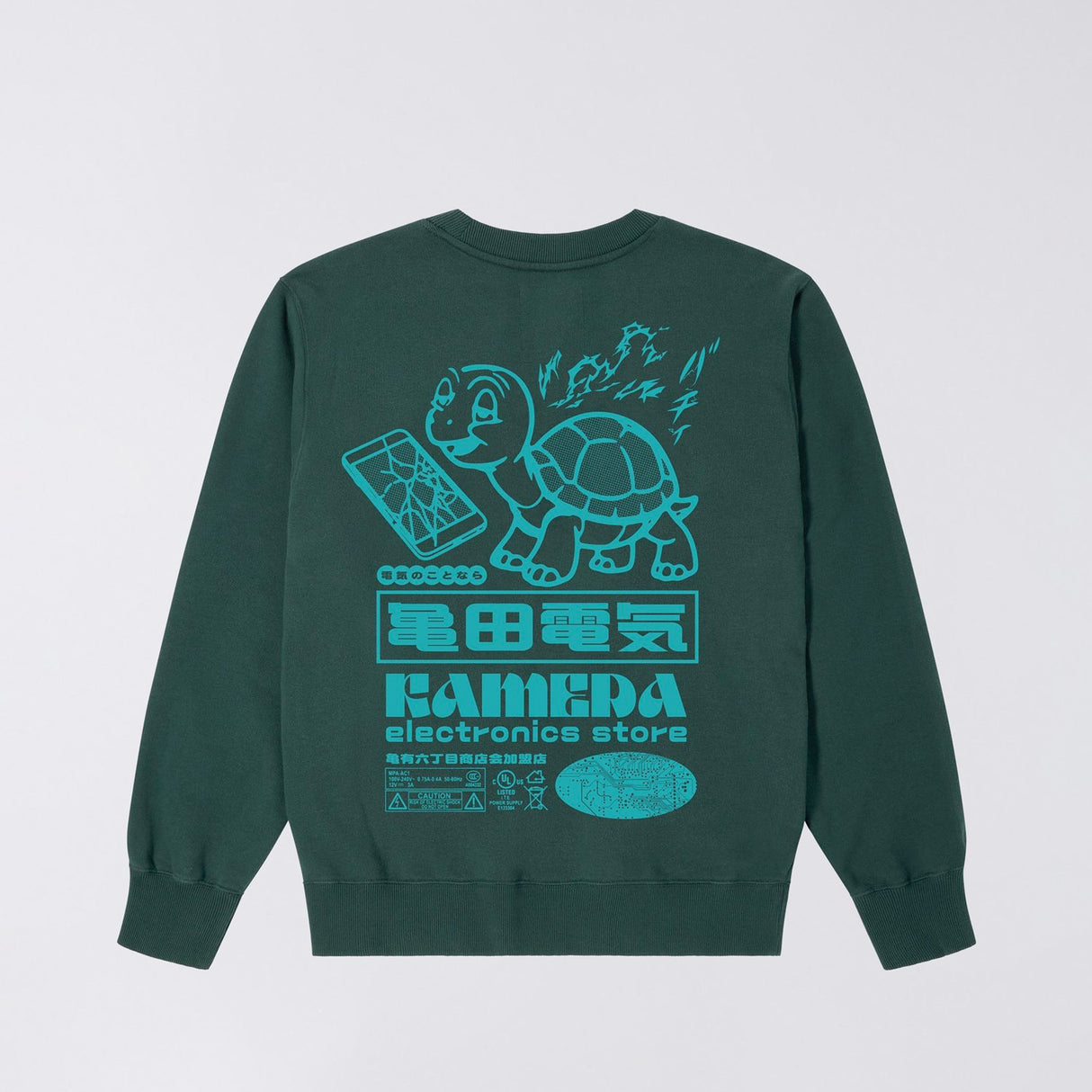 Edwin KAMERA SWEATSHIRT, Green Gables