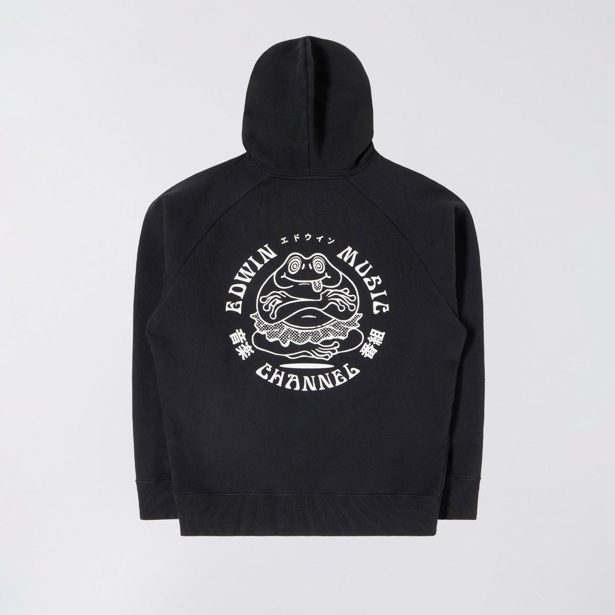 Edwin MUSIC CHANNEL HOODIE, Washed Black