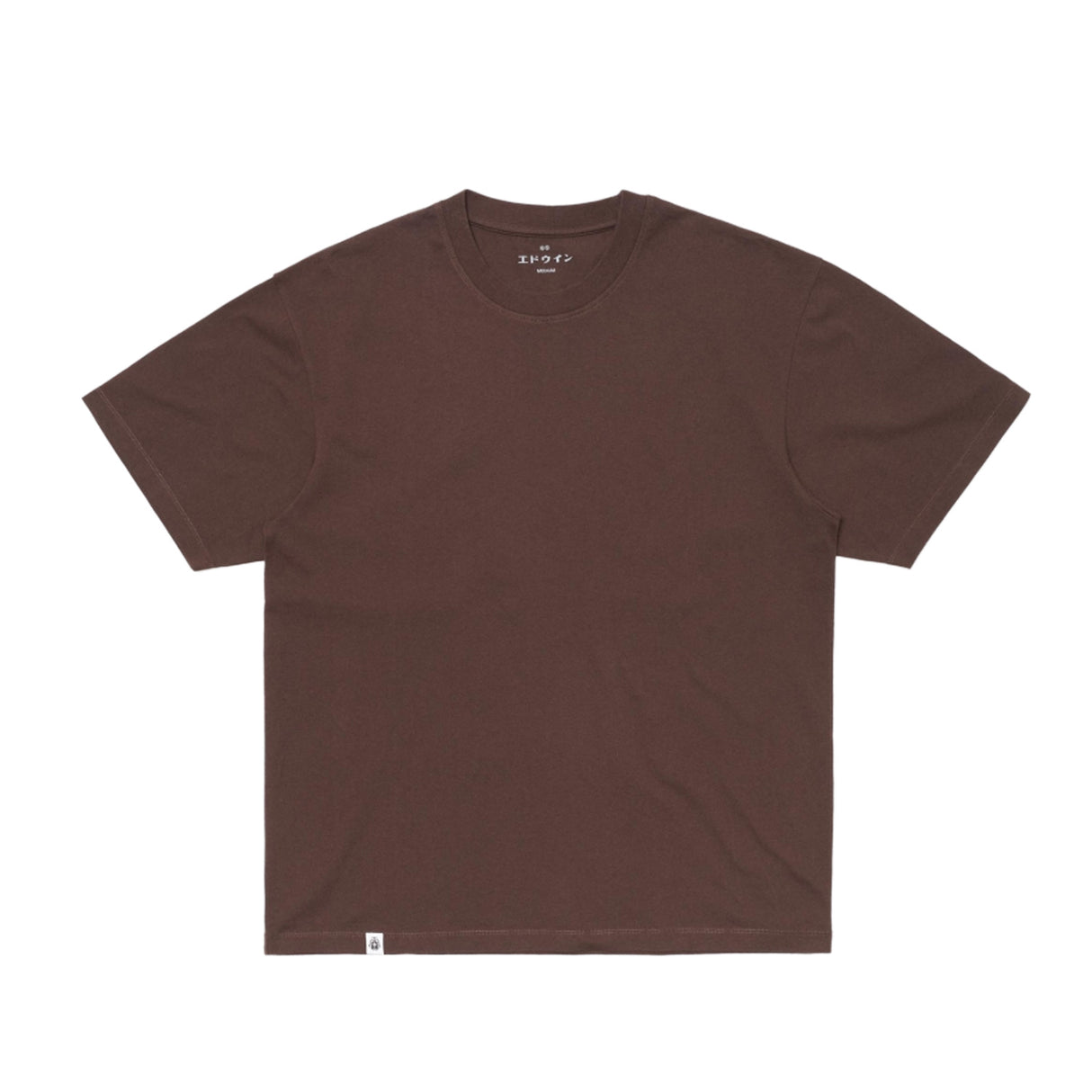 Edwin OVERSIZE BASIC T-SHIRT, Coffee Bean