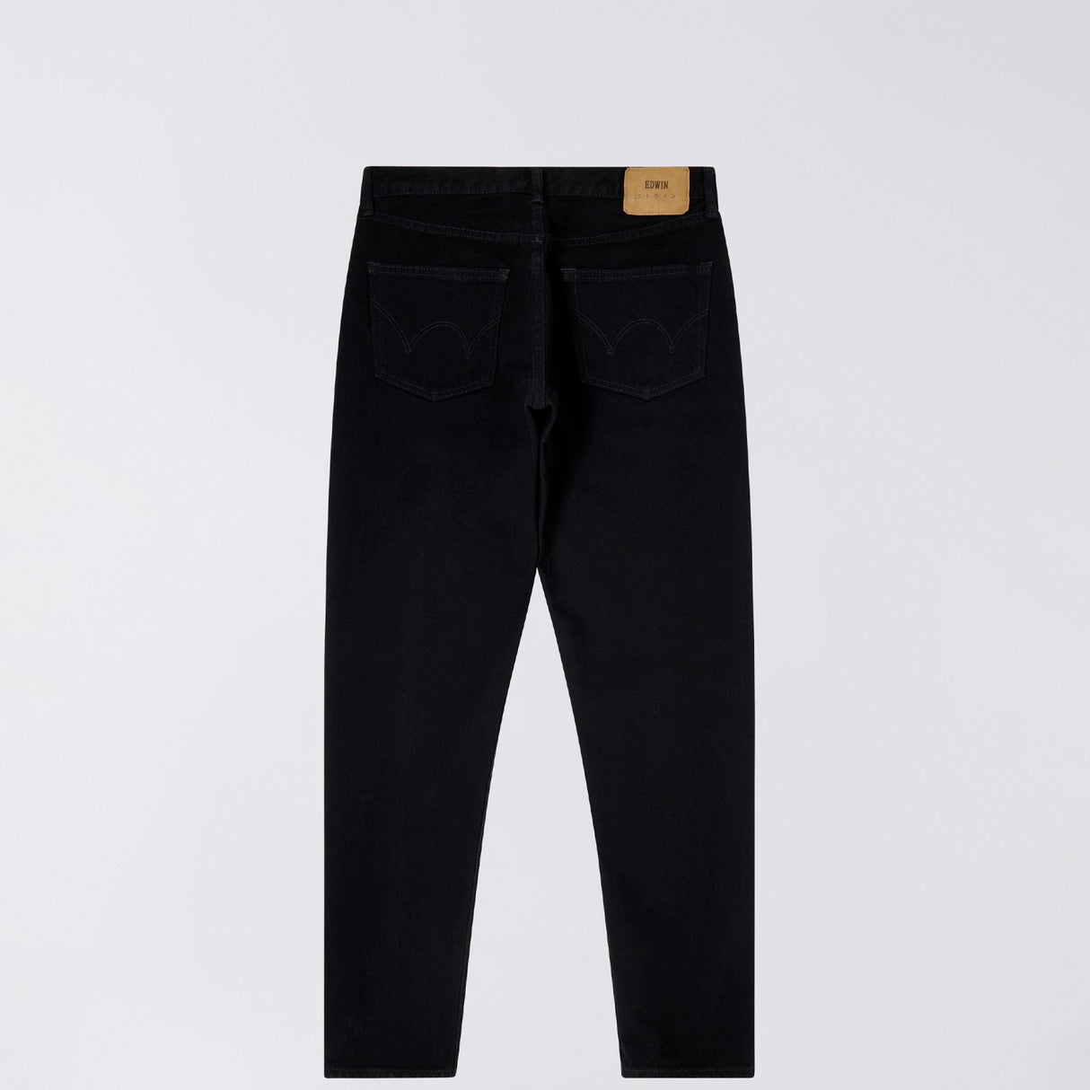 Edwin REGULAR TAPERED JEANS, Black Unwashed