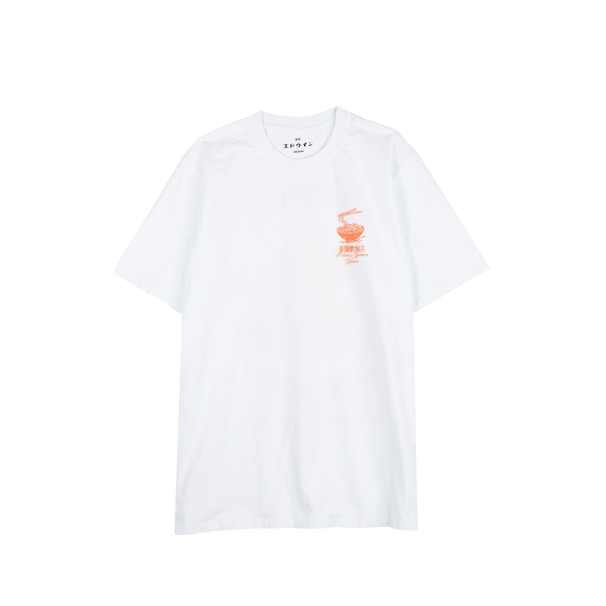 Edwin RAMEN PALACE T-SHIRT, White Wash