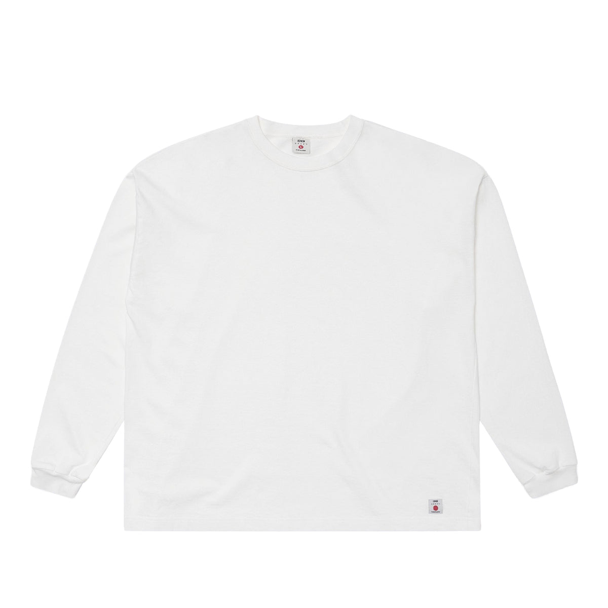 Edwin T-SHIRT LS, Washed White