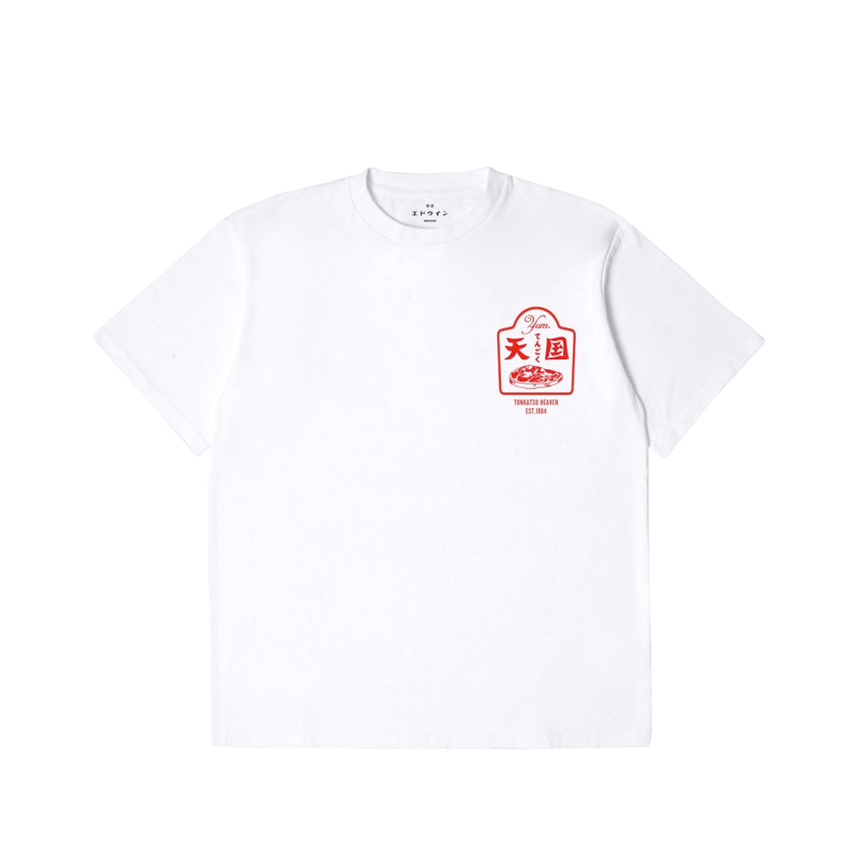 EDWIN TONKATSU TS WHITE WASHED