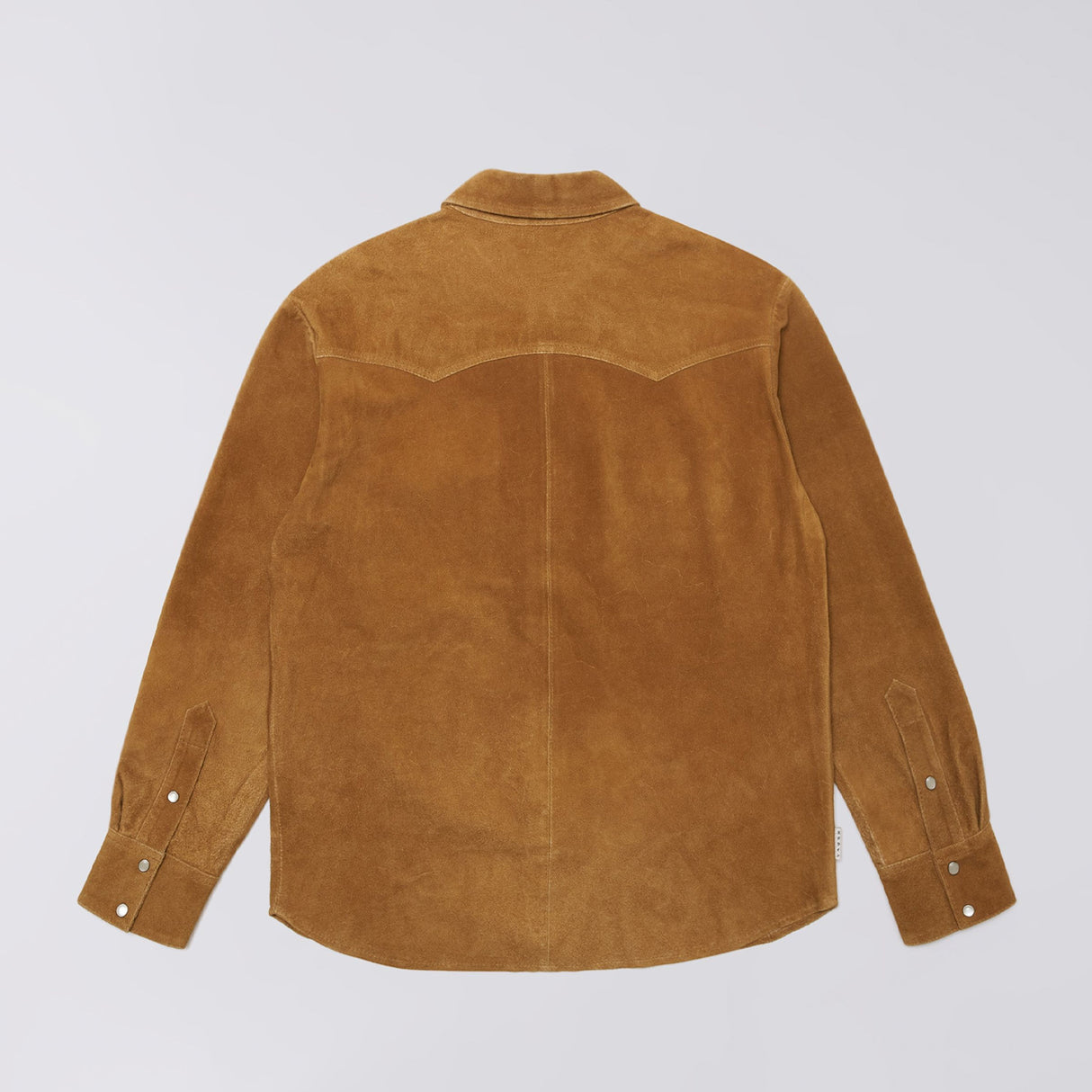 Edwin WESTERN SUEDE SHIRT LS, Brown