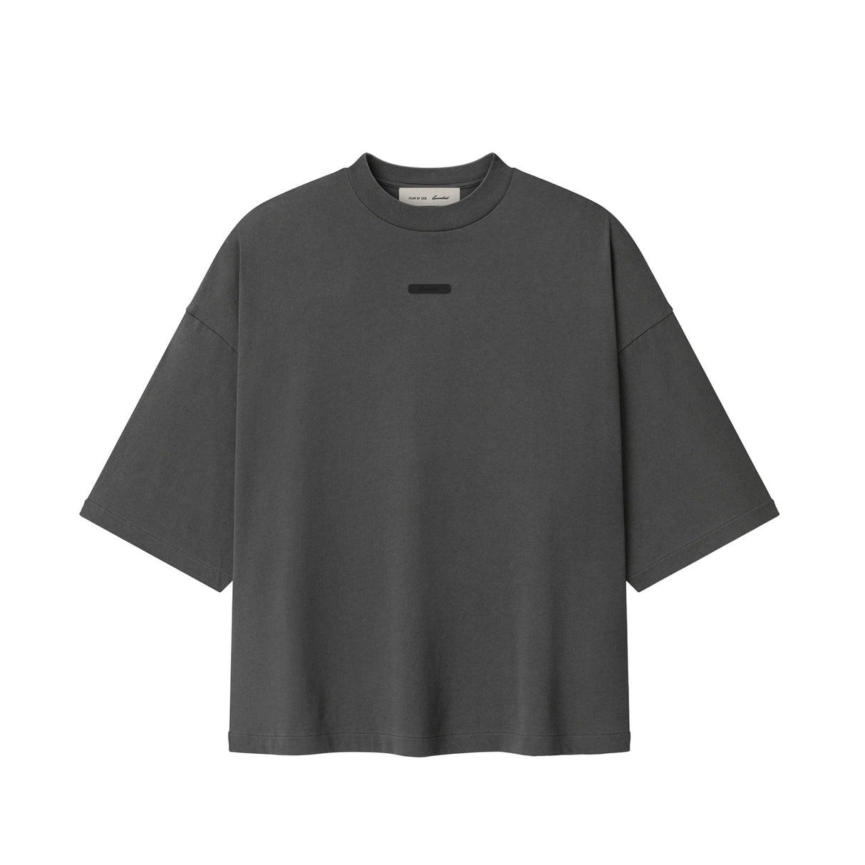 Grey t-shirt on a white background