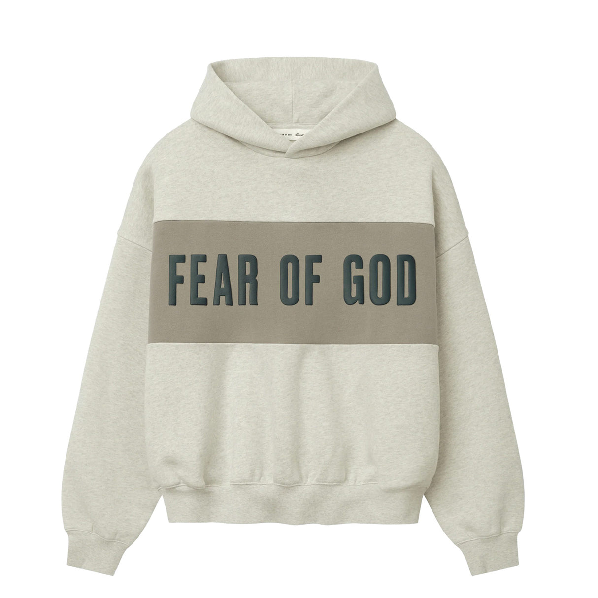 Beige hoodie on a white background