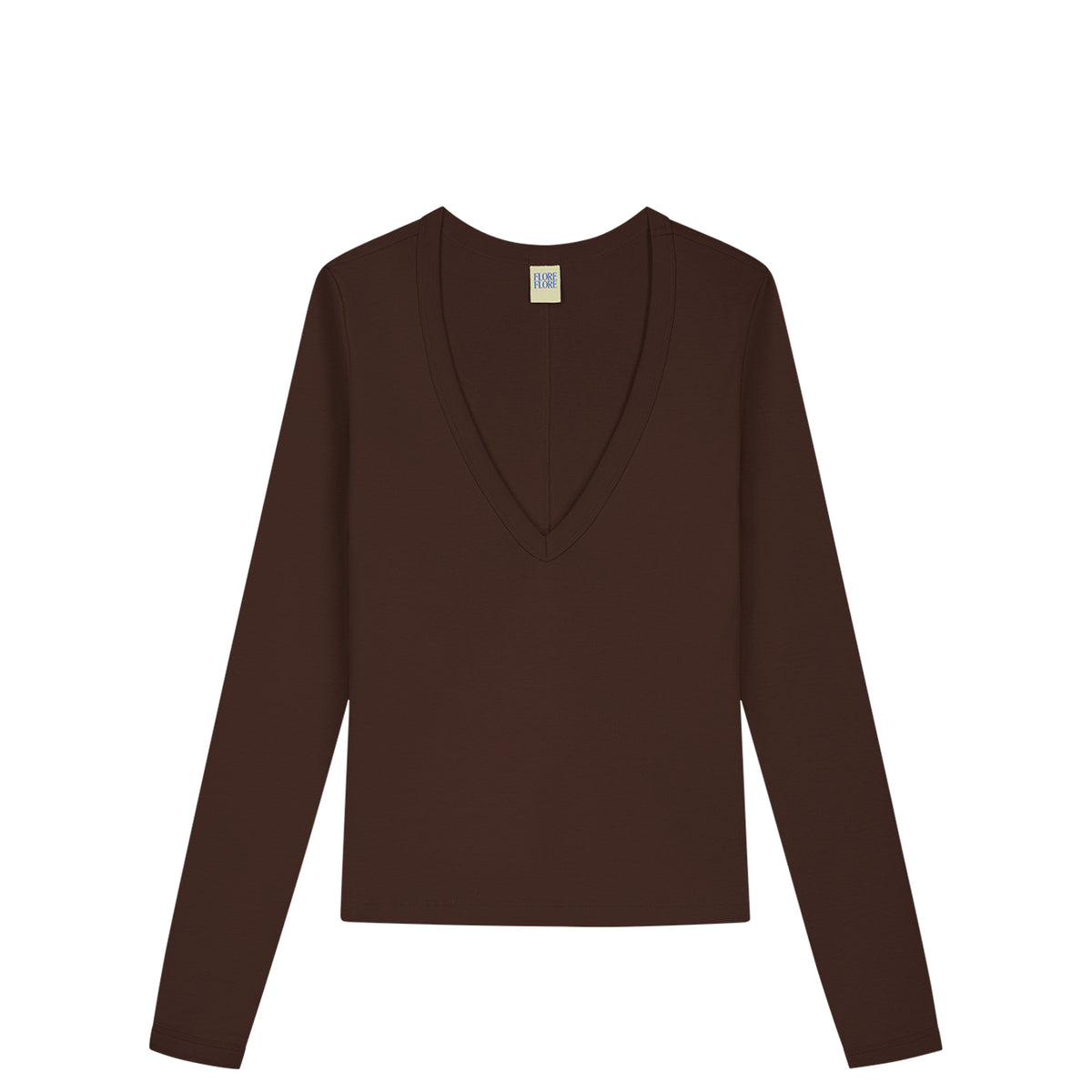 Flore Flore DEWI LONGSLEEVE, Dark Brown