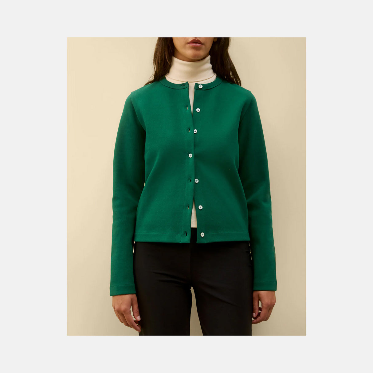 Flore Flore POPPY CARDIGAN, Evergreen