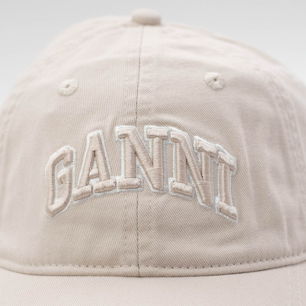 CANVAS CAP EMB, Egret