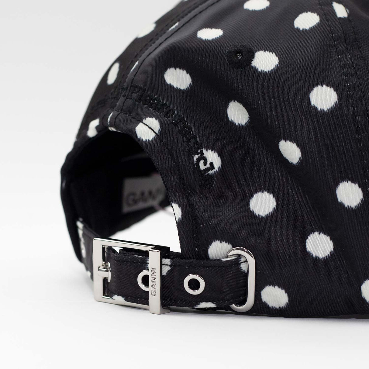 PRINTED NYLON CAP, Black