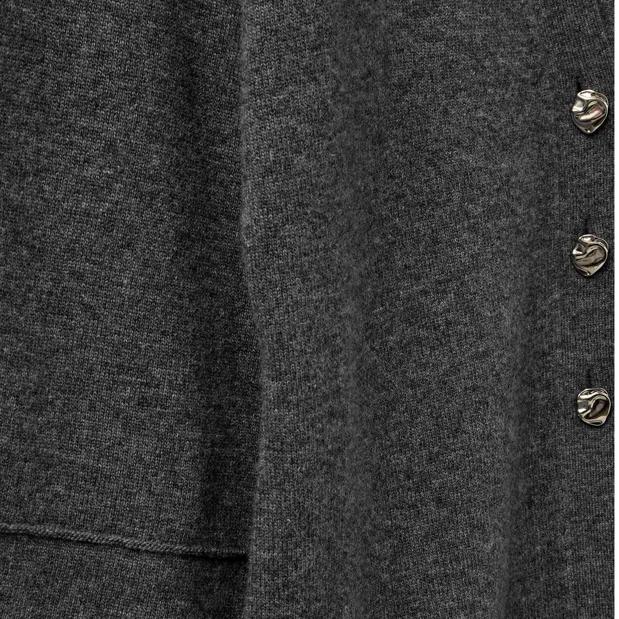 COMO SLEEVE CARDIGAN, Grey Melange