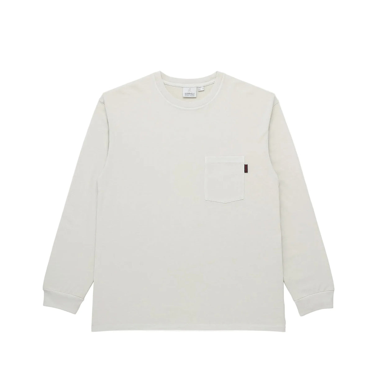Gramicci L/S POCKET TEE PIGMENT DYED, Natural Pigment