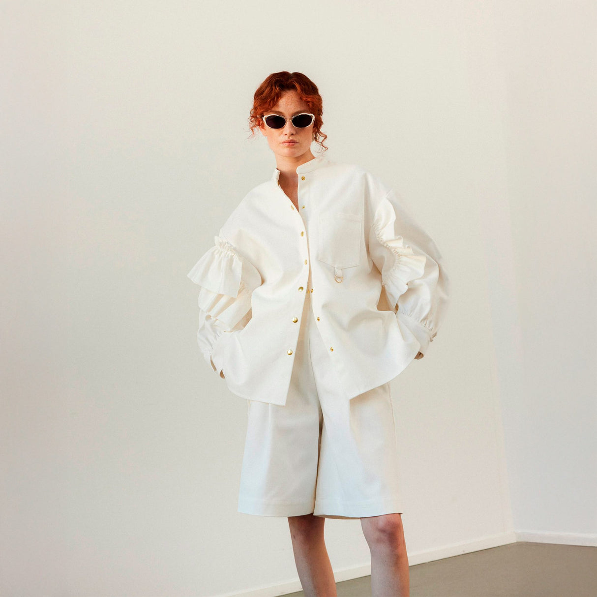Hedvig PAINTER'S MACARON JACKET, White