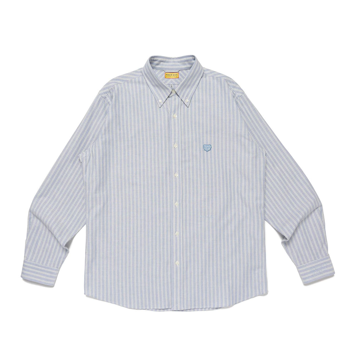 Human Made STRIPED BD SHIRT, Blue