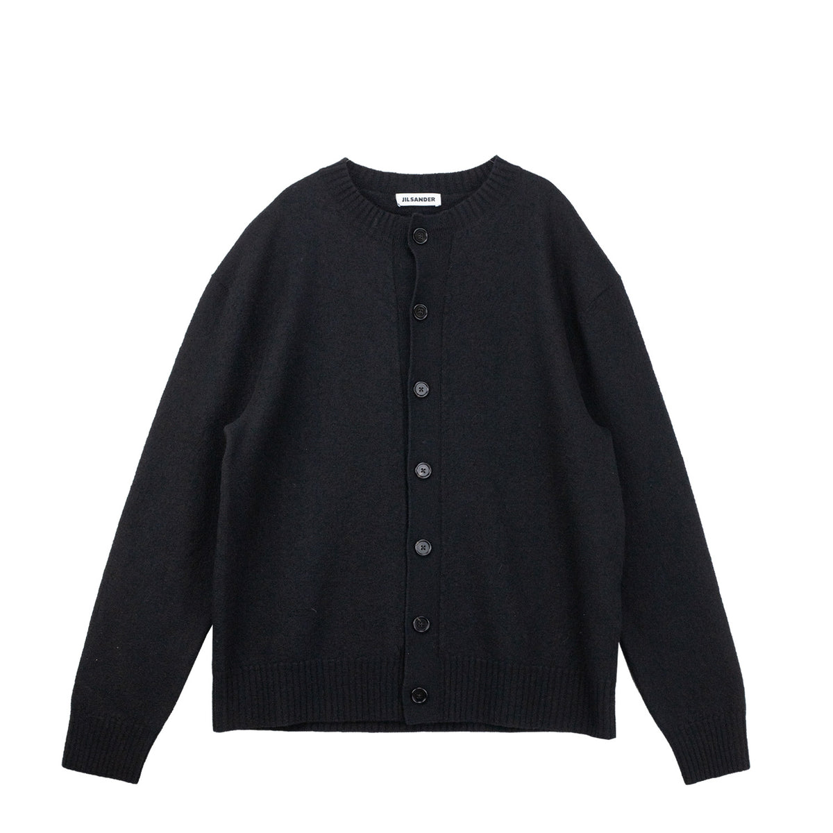 Jil Sander BUTTONED CARDIGAN, Black