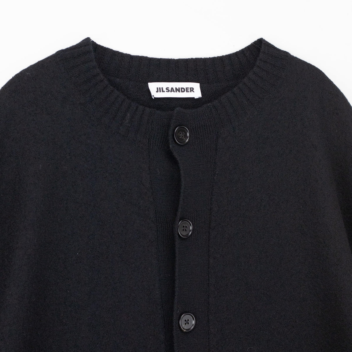 Jil Sander BUTTONED CARDIGAN, Black