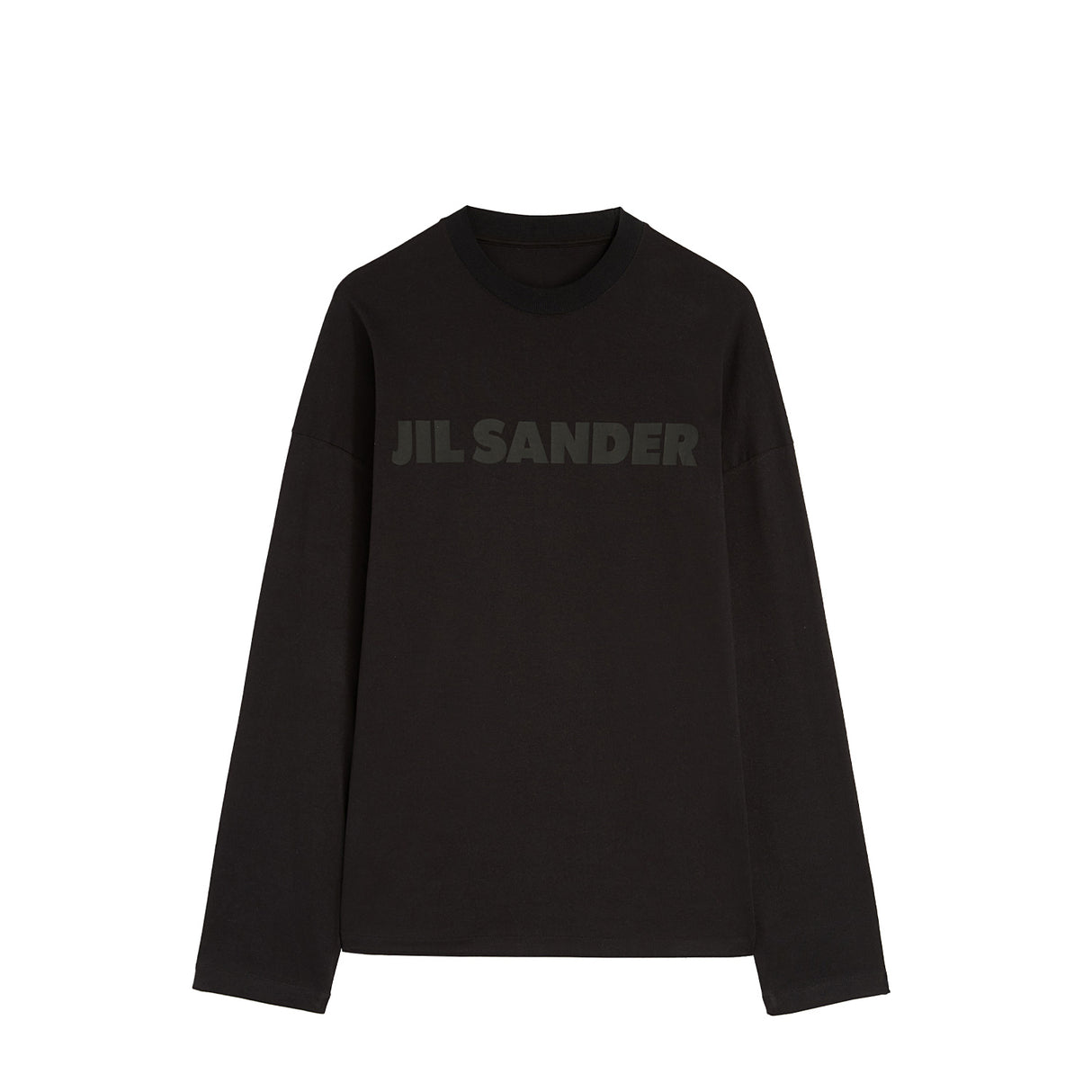 Jil Sander LOGO T-SHIRT LONG SLEEVE, Black