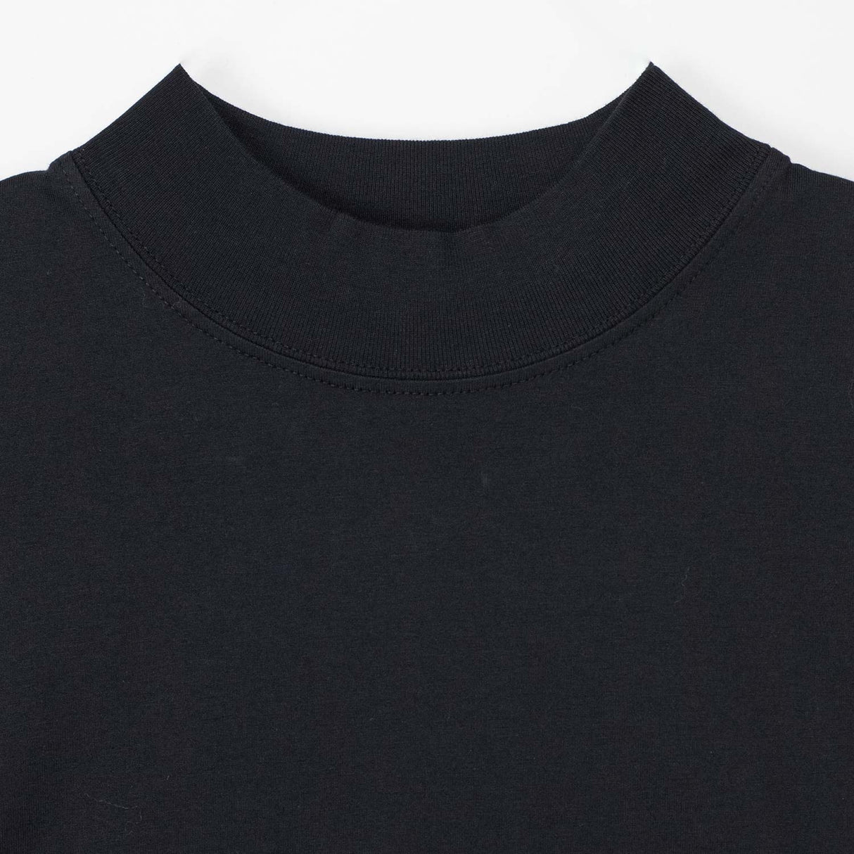 Jil Sander MOCK NECK LS T-SHIRT, Black
